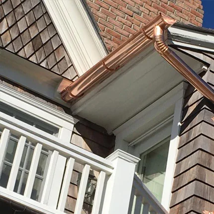 copper gutter installation Bethpage ny